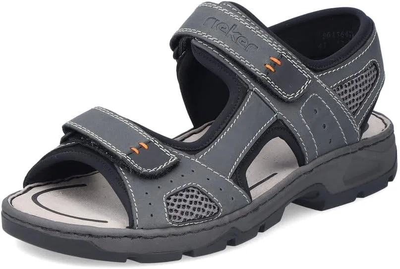 Мужские закрытые сандалии Rieker 26156, мужские сандалии, Grey 47