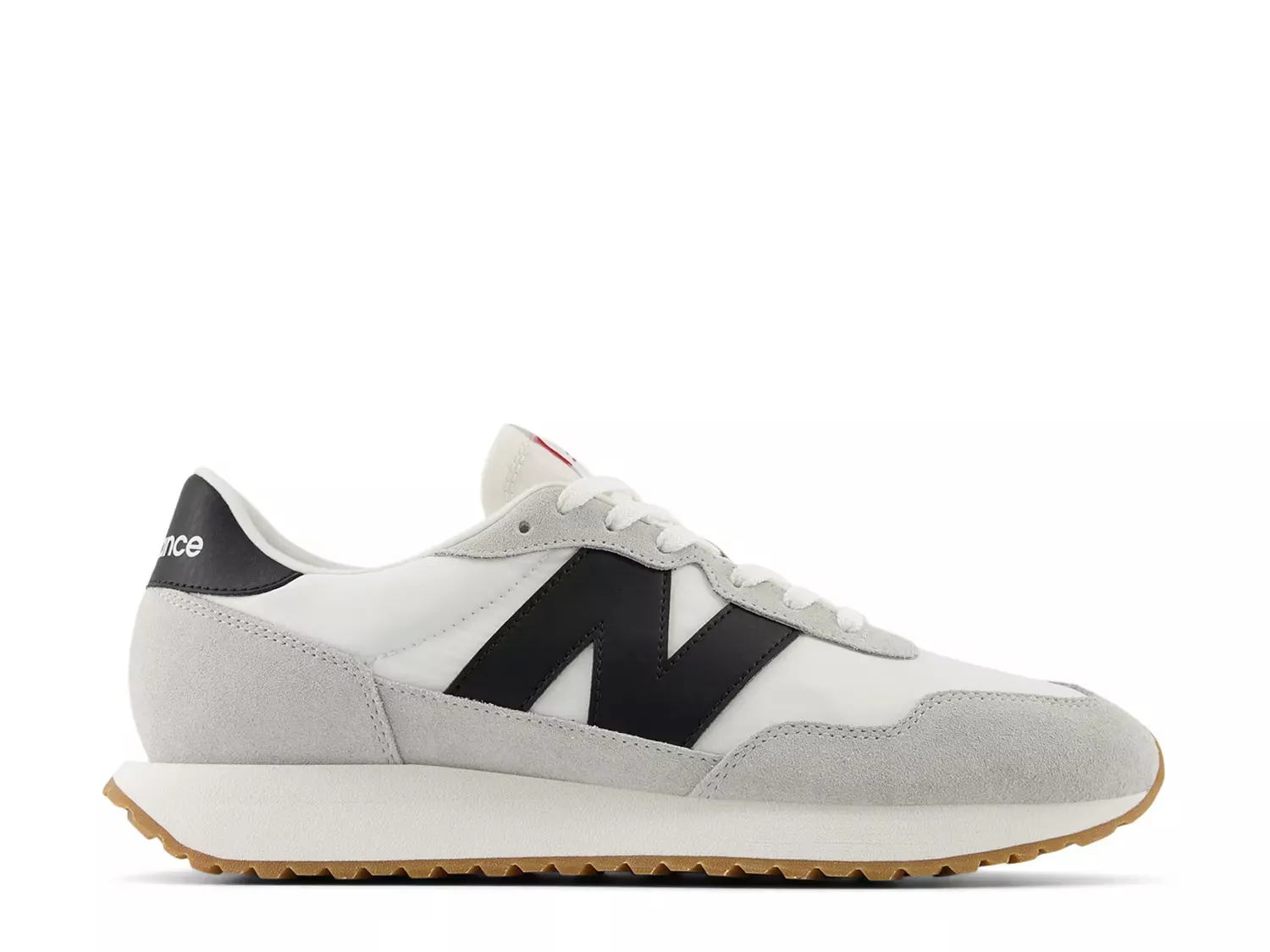 Кроссовки New Balance 237 мужские, White/Grey/Black — фото 3