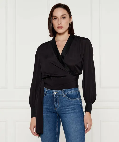 

Блуза Slim fit Liu Jo, черный