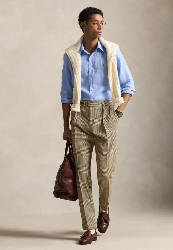 Спортивная рубашка с длинным рукавом Polo Ralph Lauren, Austin Blue — фото 2