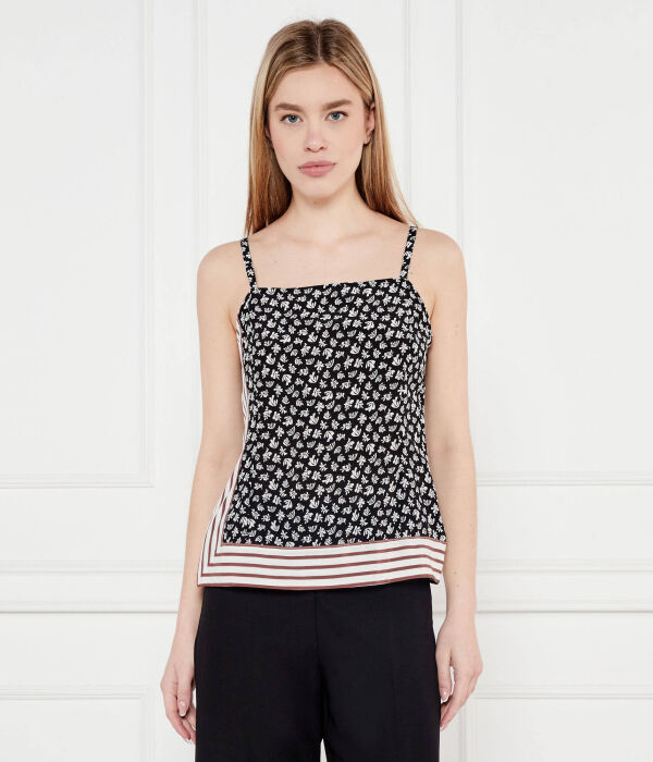 

Шелковая рубашка Теодора Regular fit Marella, черный