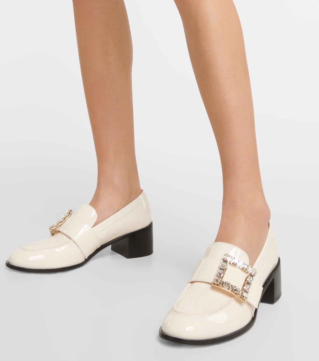 Туфли-лоферы Viv' Rangers из лакированной кожи Roger Vivier, Cire' — фото 4