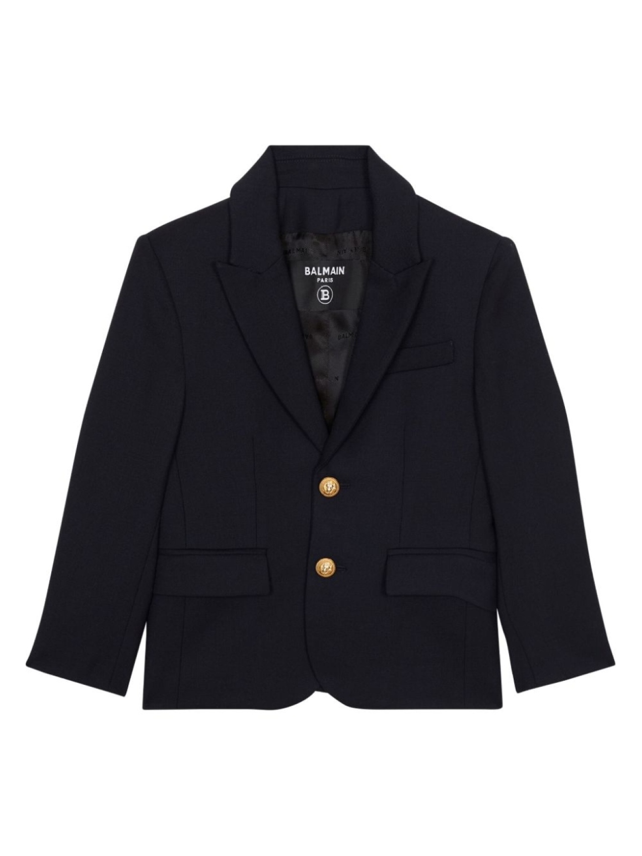 

Balmain Kids пиджак из смесовой шерсти, синий