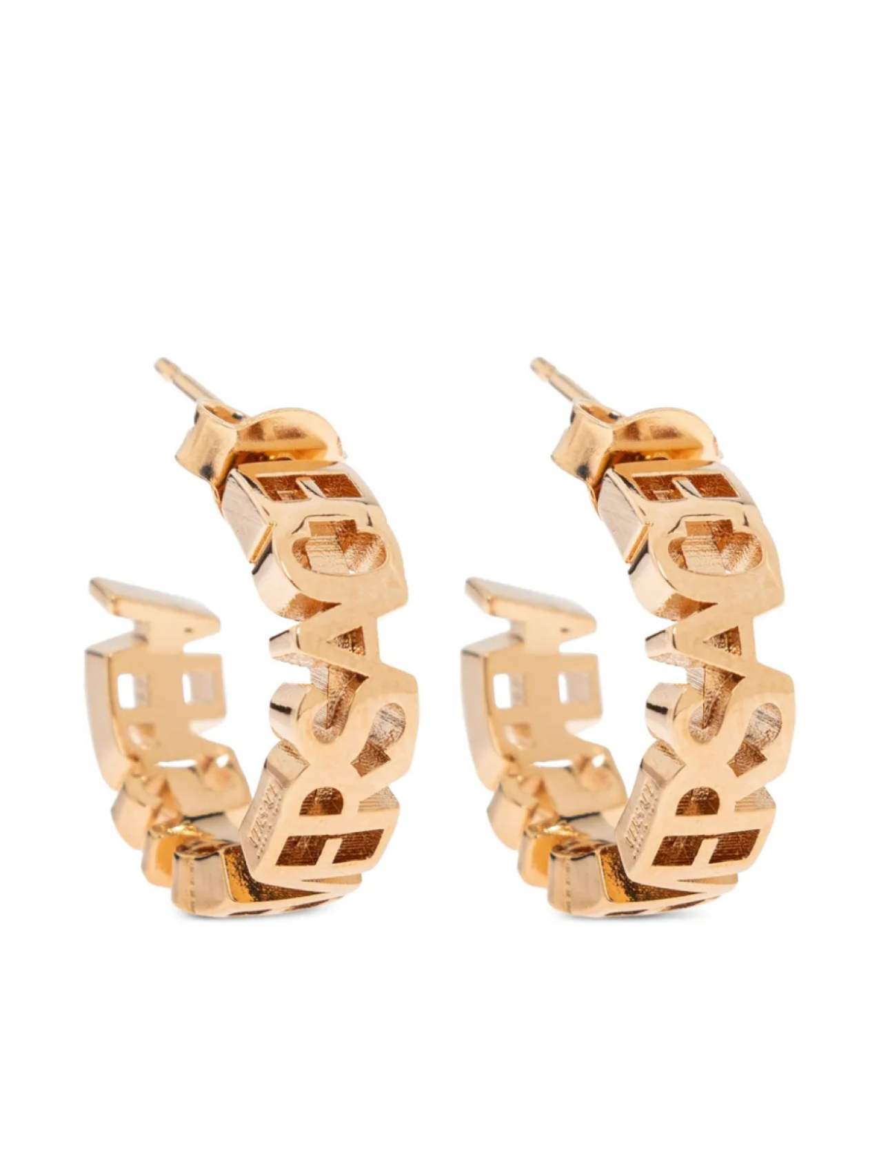 

Серьги с логотипом Versace, золотой