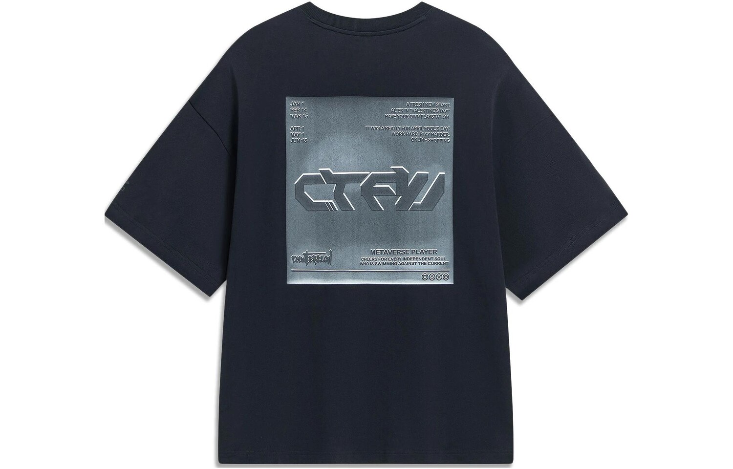 

Футболка CF унисекс черная Lining, черный