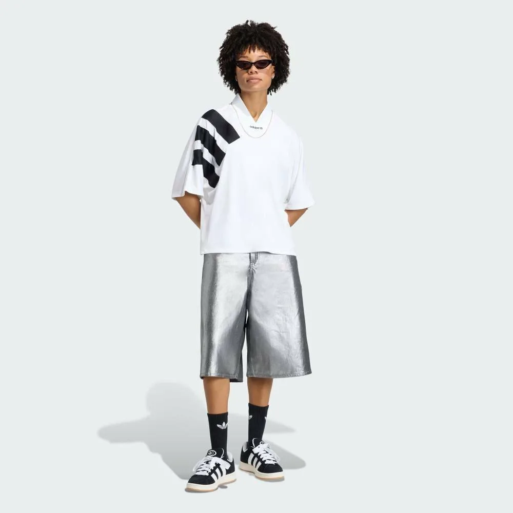 Джинсовые шорты Firebird Adidas, Silver — фото 3