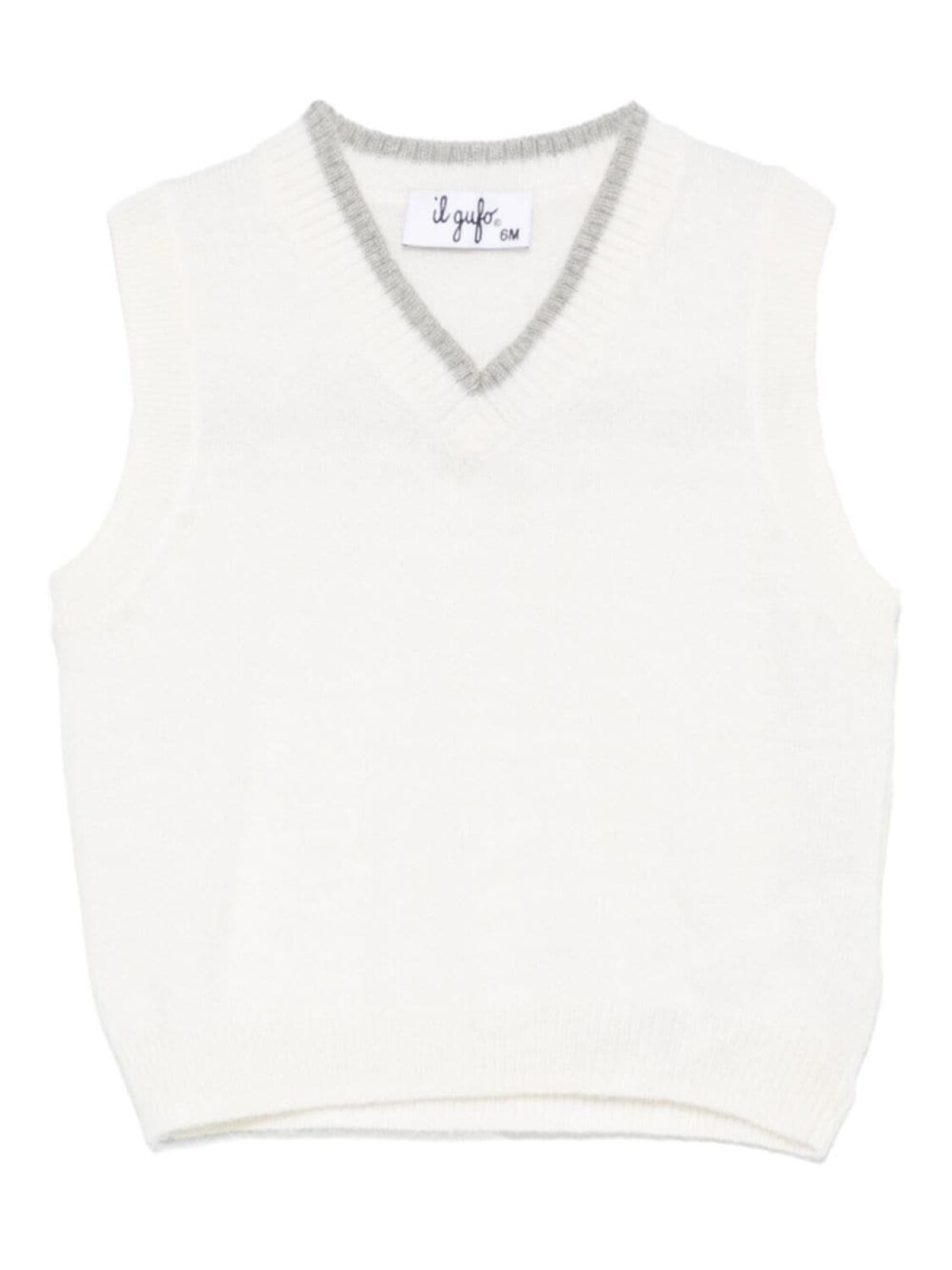 

Жилет Il Gufo из натуральной шерсти, белый