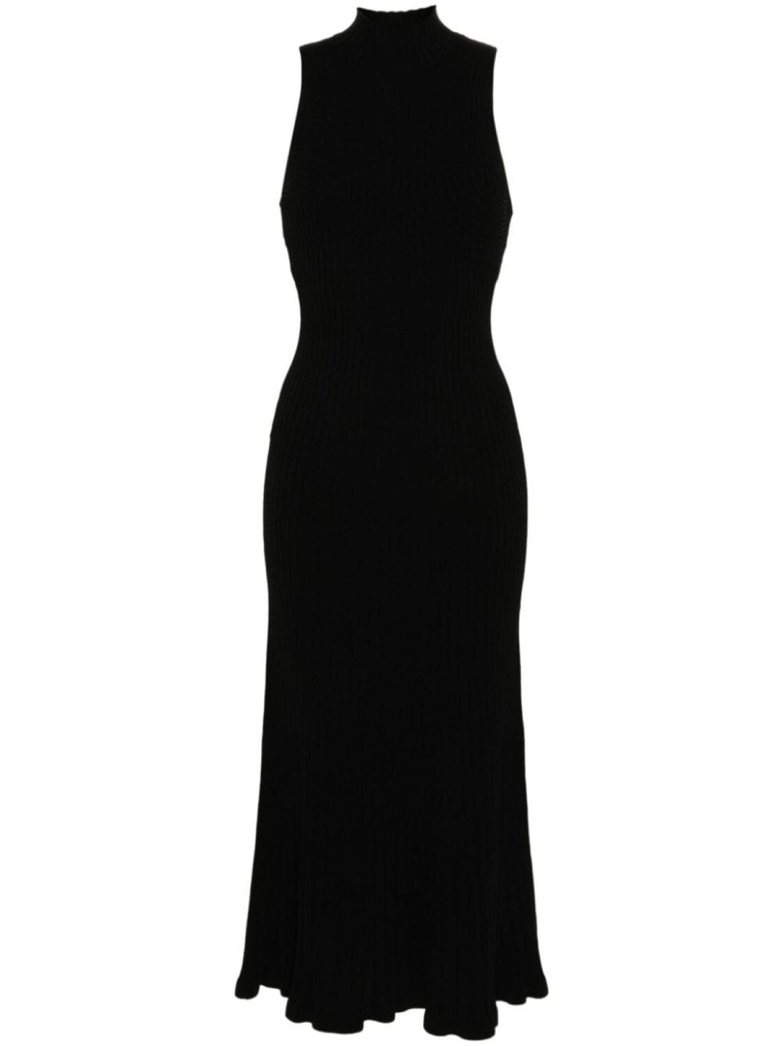 

Alberta Ferretti макси-платье из трикотажного полотна, черный