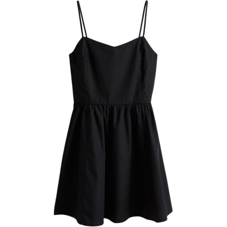 

Платье-комбинация женское H&M, черный