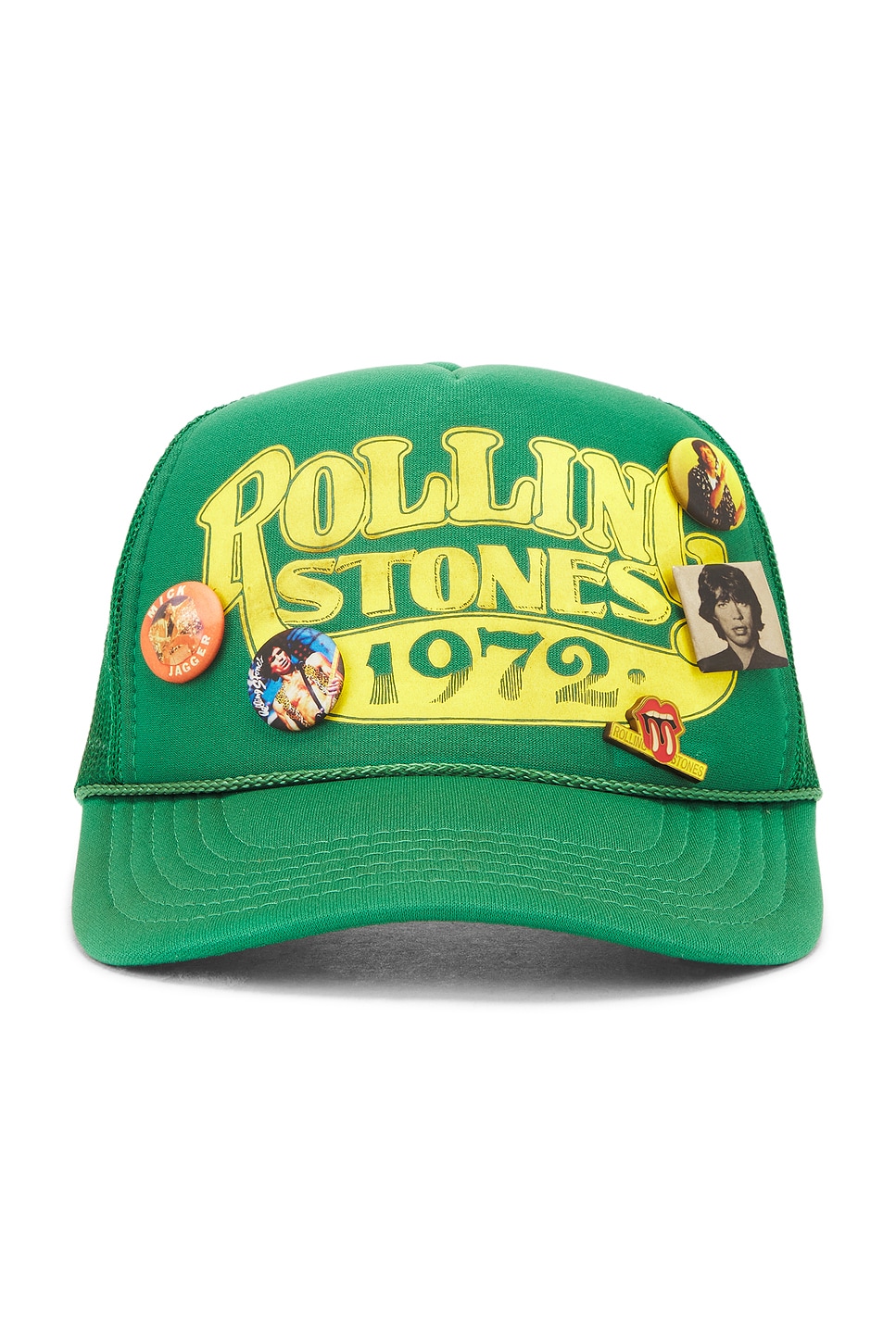 

Кепка-тракер Rolling stones 1972 от Madeworn, green