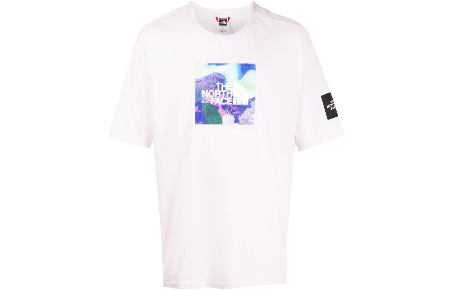 

Футболка мужская розовая The North Face, розовый