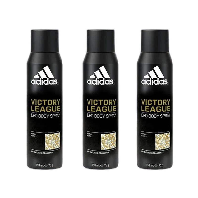 Освежающий спрей для тела с лимонным ароматом Adidas, [Brand-New Upgraded]Conquer Spray 150ml*3 Pcs