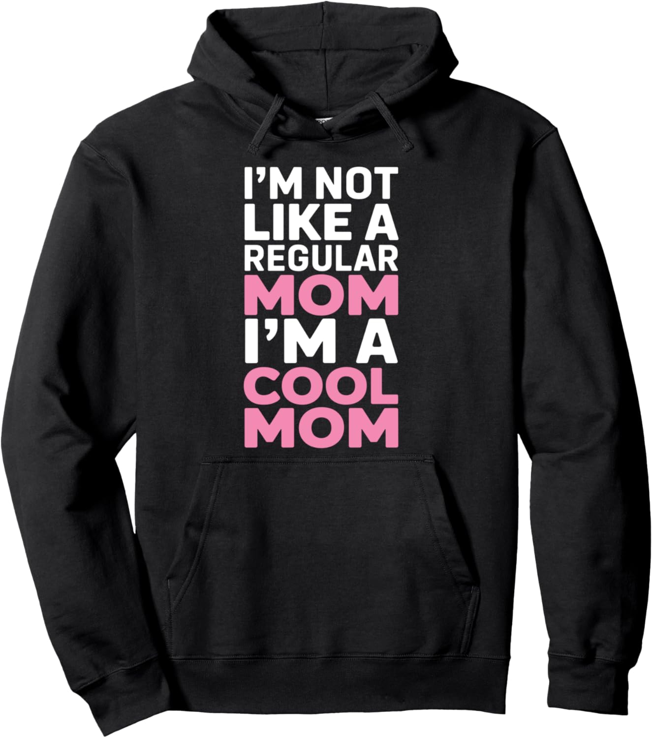 

Я не обычная мама, я крутая мама! Забавная толстовка ко Дню матери! Cool Mom Apparel Co, черный