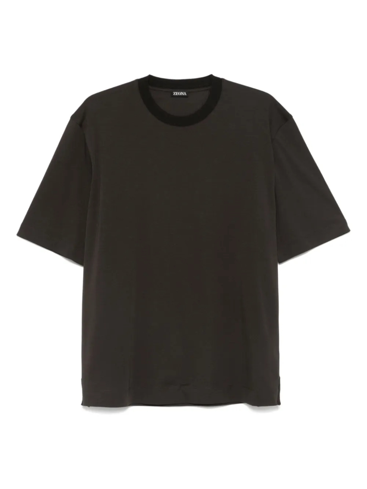 

Zegna футболка с круглым вырезом, коричневый