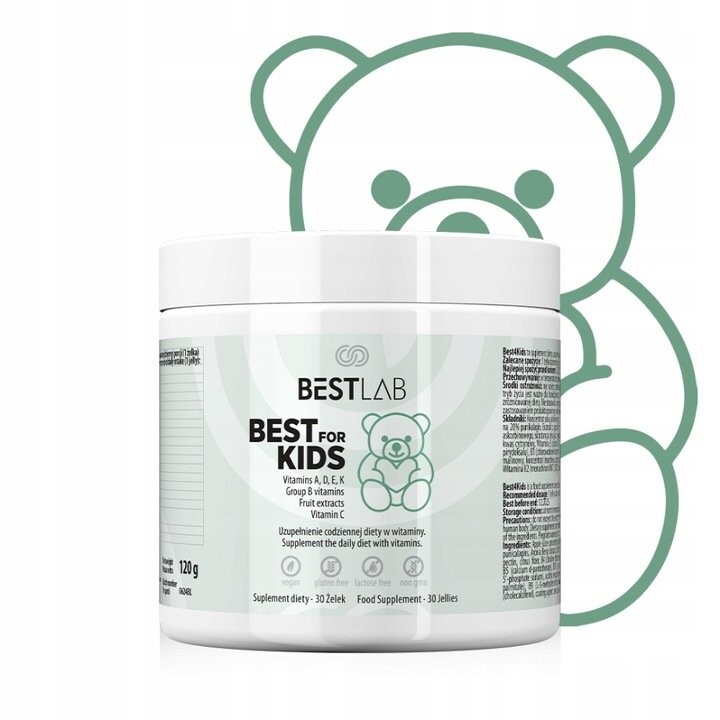 

BESTLAB, BestForKids для детского иммунитета, витамины и минералы, 30 желе BEST LAB