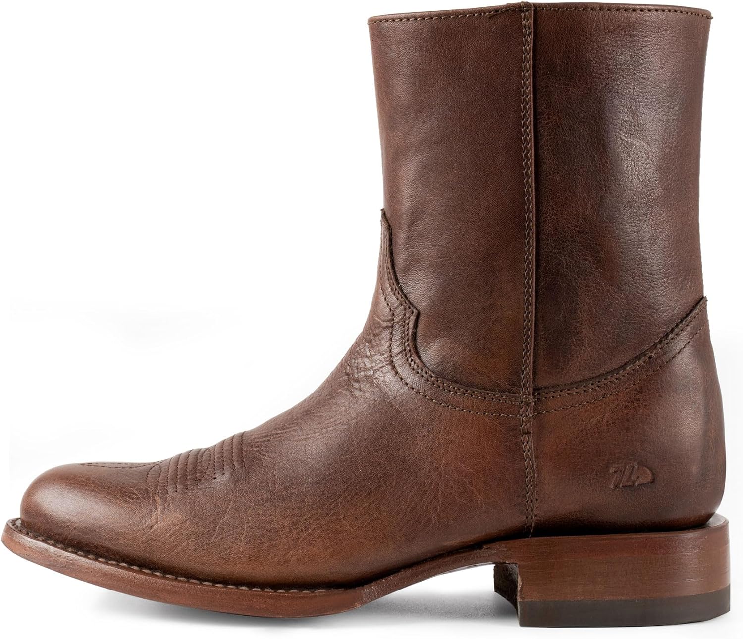 

Мужские кожаные ковбойские сапоги на молнии с кожаной подошвой, модель 11200 7L Siete Leguas, Paddock Whiskey