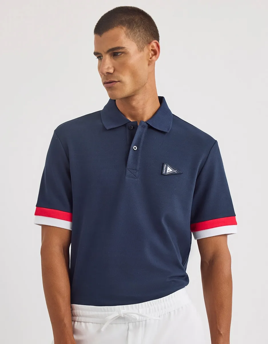 

Мужская классическая футболка с коротким рукавом Nautica, синий