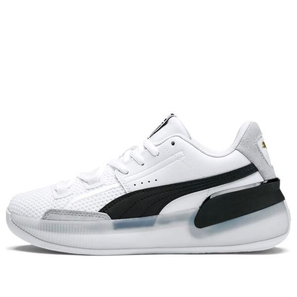 

Кроссовки clyde hardwood 'white black' Puma, белый