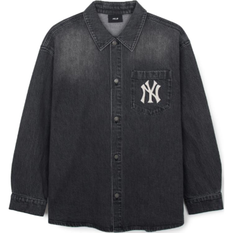 

MLB Рубашка New York Yankees унисекс, цвет черный серый