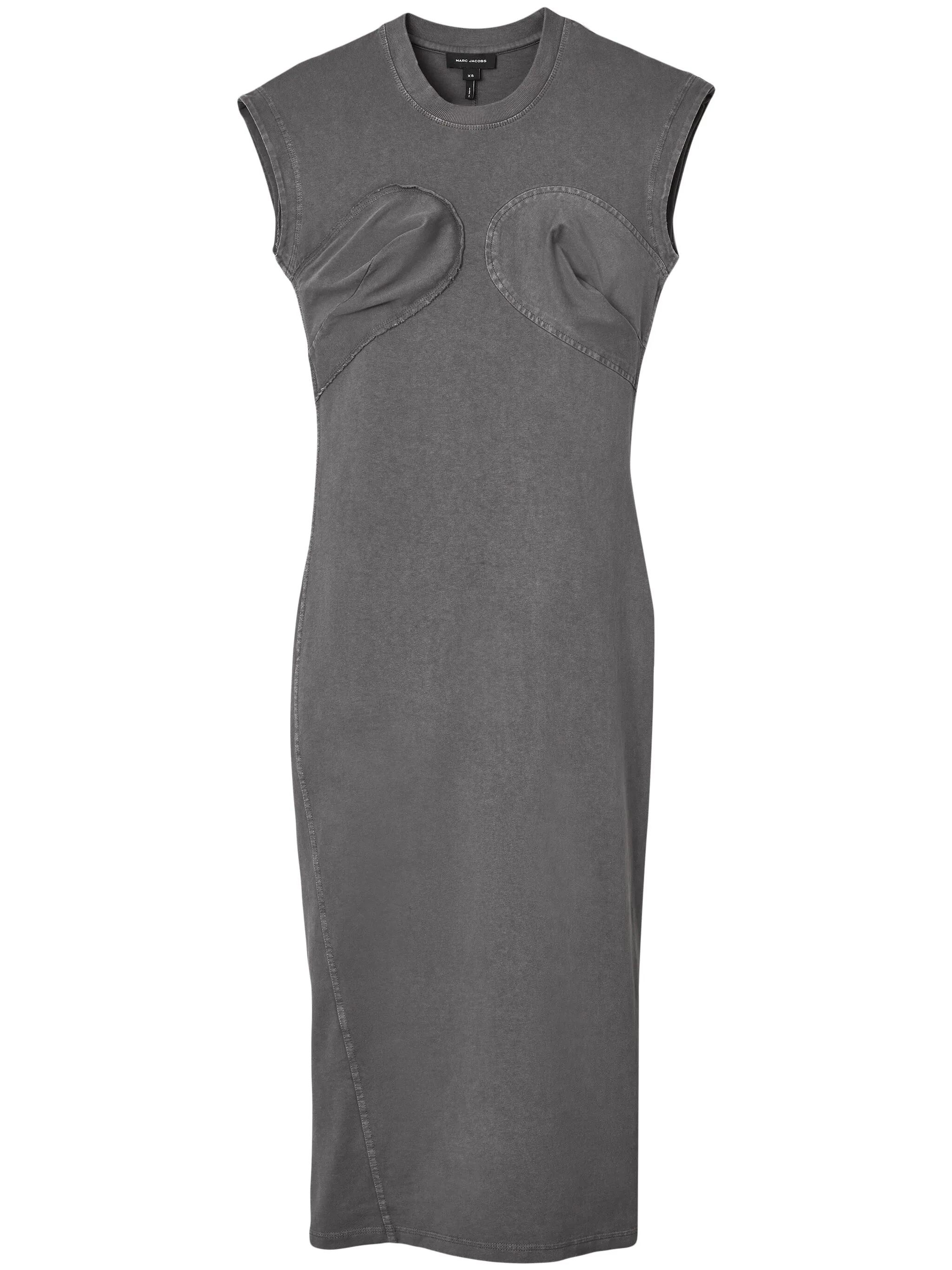 

Платье миди Seamed Up Marc Jacobs, серый