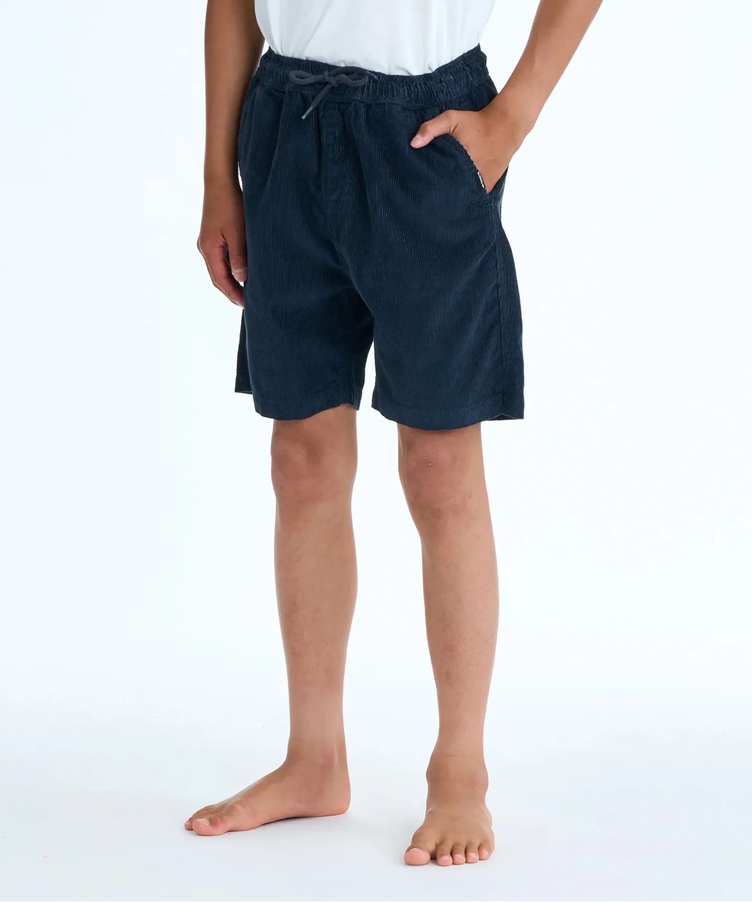 Детские шорты Quiksilver TAXER CORD из вельвета, 16 дюймов, чёрные — фото 3