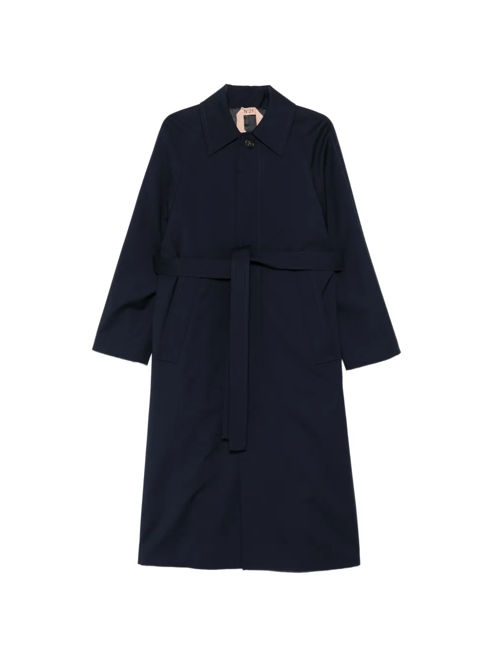 

Тренч с поясом Nº21, синий