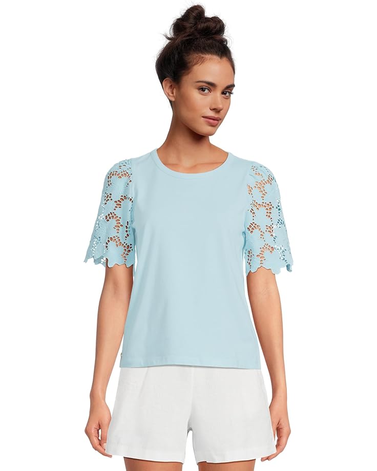 

Топ Lilly Pulitzer Sebene Knit Top, цвет Fresh Water Blue