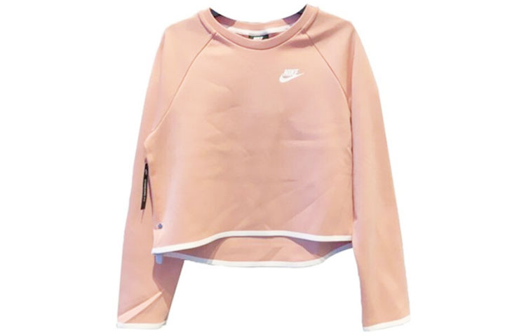 

Nike Свитшот женский розовый белый