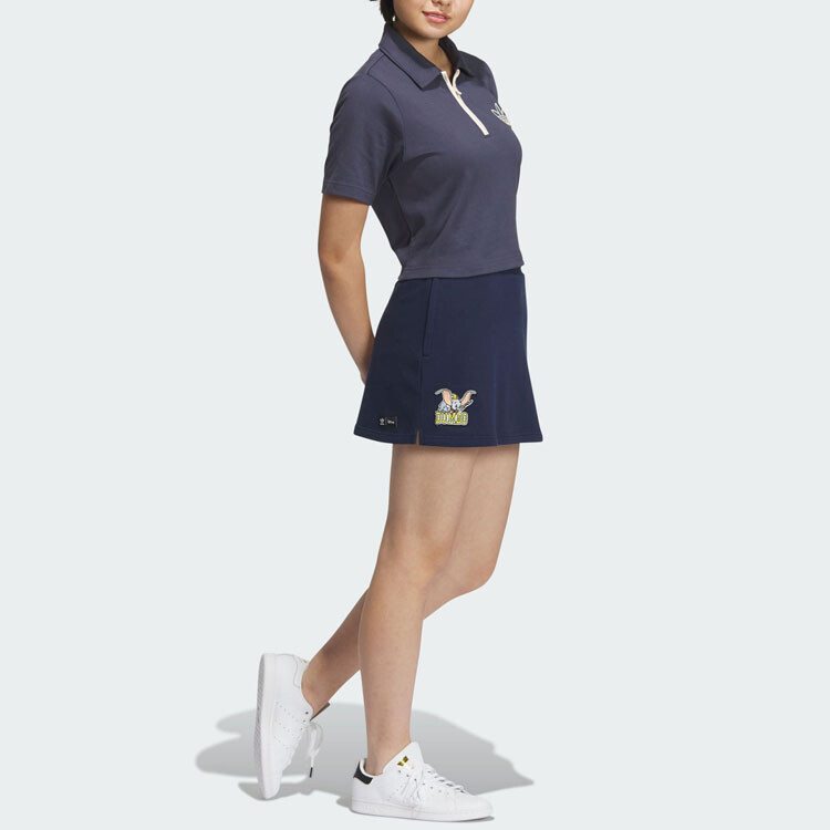 Disney X DISNEY - DUMBO SPORTSWEAR Повседневная юбка женская студенческая темно-синяя Adidas Originals — фото 3