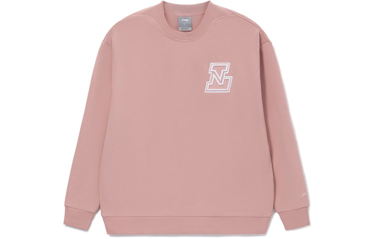 

LINING Коллекция спортивной моды, свитшот унисекс, Misty Rose Pink