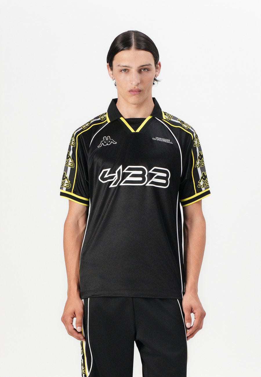 

Спортивная футболка Kappa BANDA ROMBAT KAPPA X 433 UNISEX, Black/White/Yellow/Black