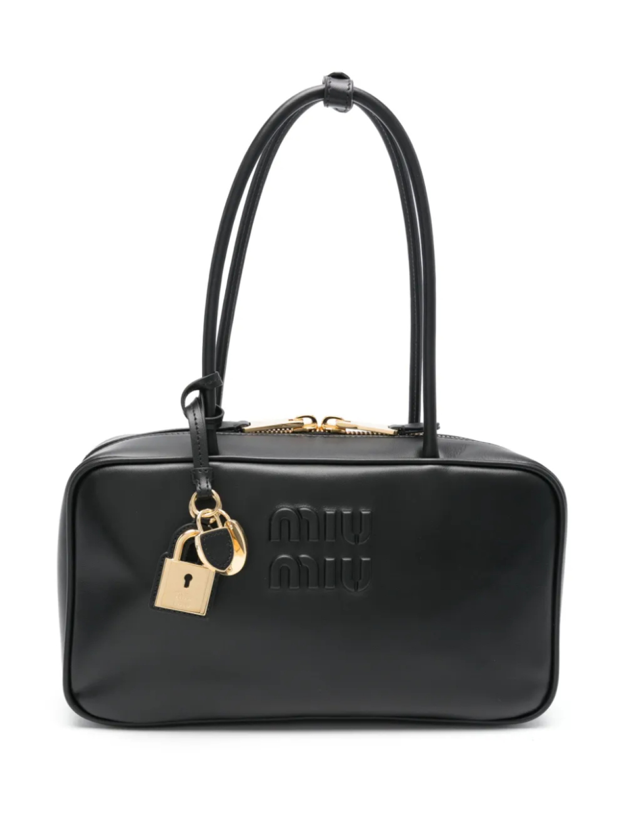 

Маленькая сумка через плечо Miu Miu Beau, черный