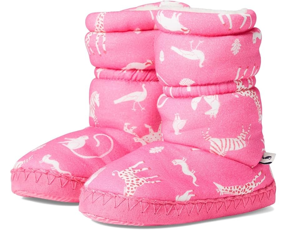 

Домашняя обувь Joules Padabout Boot Slippers, цвет Pink Animals