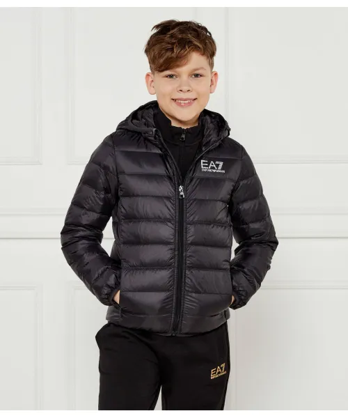 

Пуховик Regular fit Ea7, черный