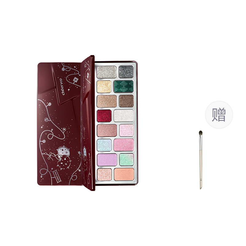 

Natural Main Actor Палетка теней для век на 16 оттенков, легко растушевывается, улучшает цвет лица QIANEE, #18 star wish-holiday starсветло plate