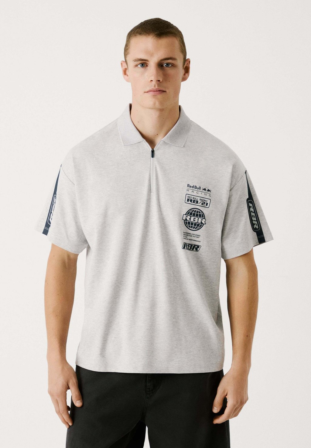 

Рубашка поло Red Bull Racing x Pepe Jeans, серый