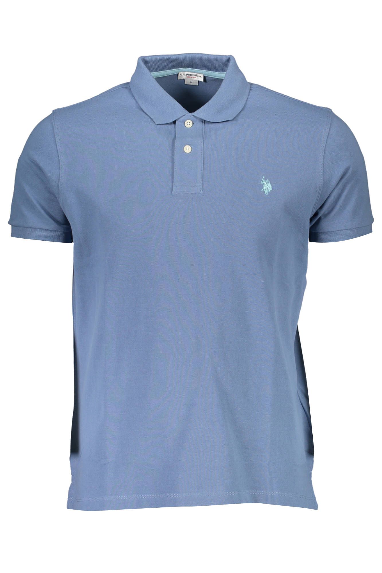 

Синяя хлопковая мужская рубашка поло U.S. Polo Assn.