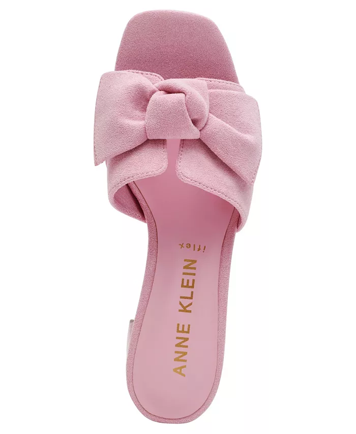 Женские босоножки Kizmet Knot на блоке с узлом Anne Klein, розовый — фото 4