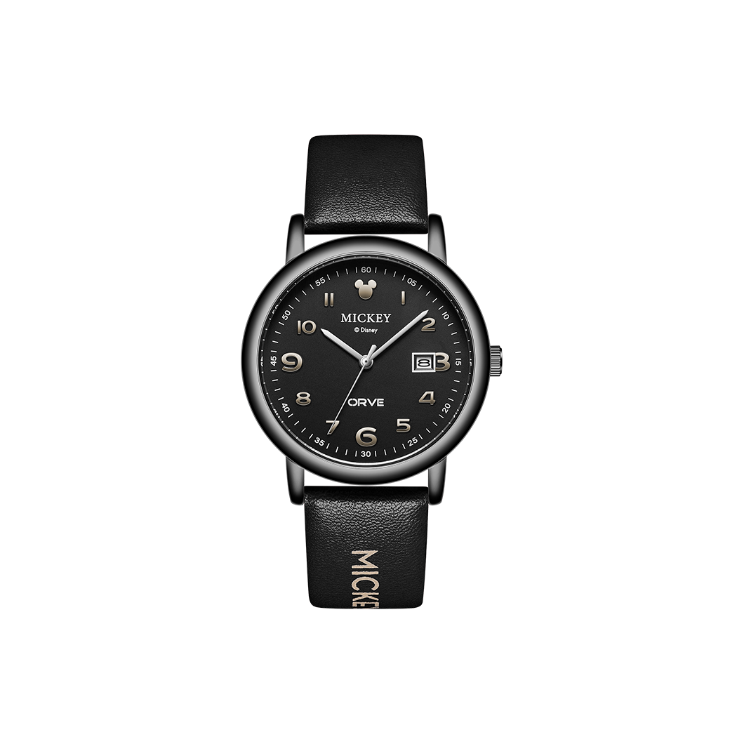 

Mickey Lightweight Fashion Collection Quartz Movement Belt Strap Watch Unisex Beige Watch Dial Disney