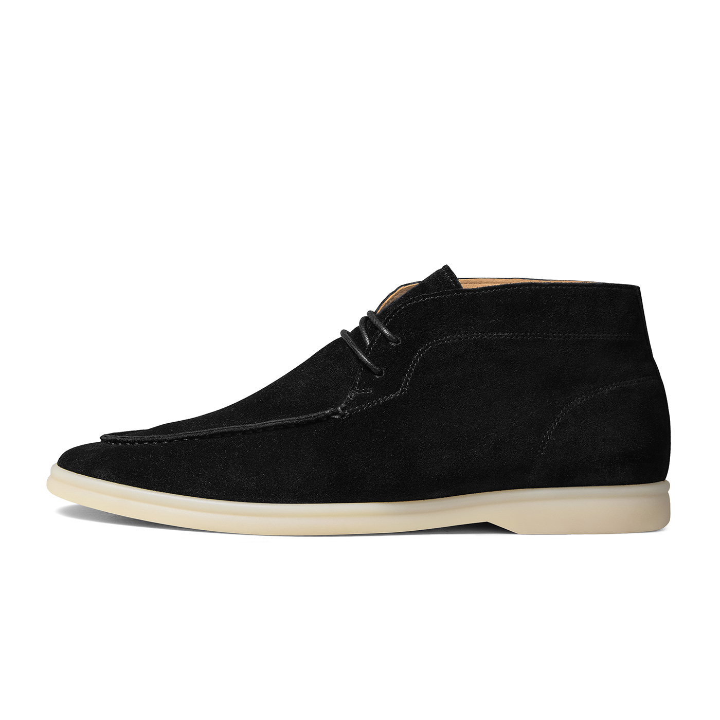 Британские винтажные слипоны Desert Boots, мужские THOM WILLS, серый белый e1915 — фото 3