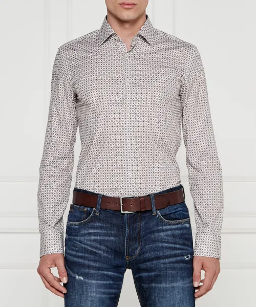 

Рубашка Slim fit Boss, бежевый