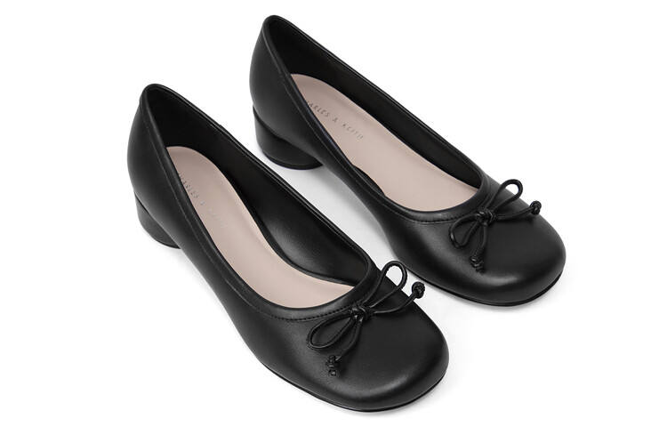Туфли Mary Jane женские низкие черные Charles&Keith — фото 3
