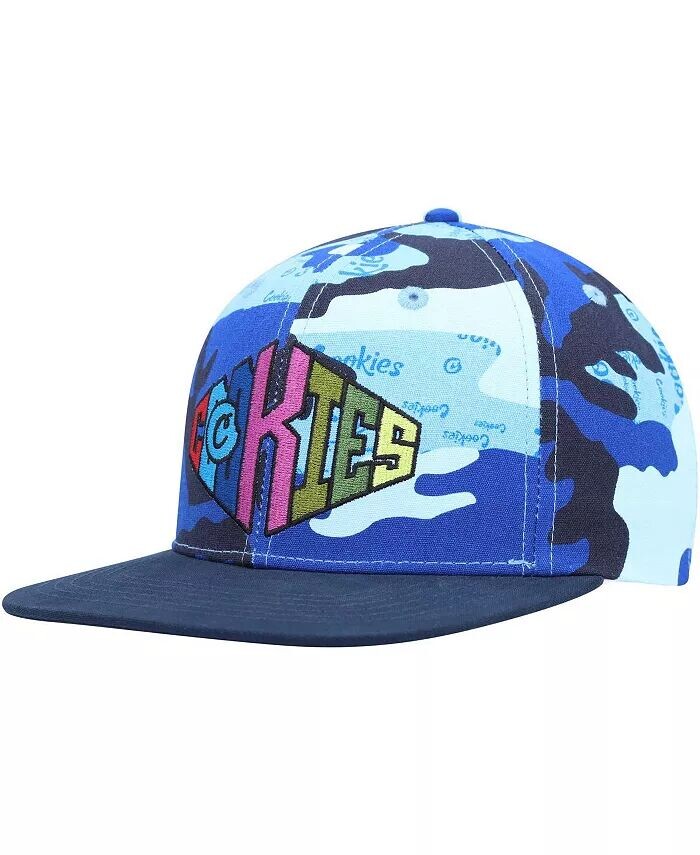 

Мужская синяя камуфляжная кепка Snapback Across the Board Cookies, синий