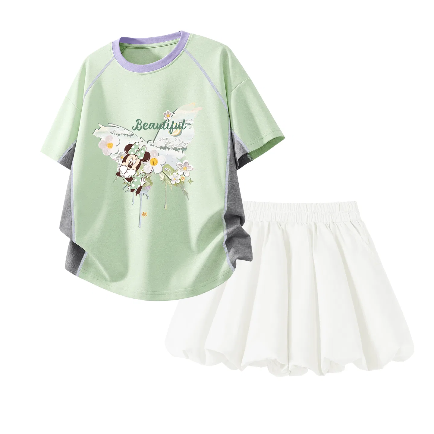 Спортивный костюм для детей Disney Casual Sportswear, зеленый с белым — фото 3