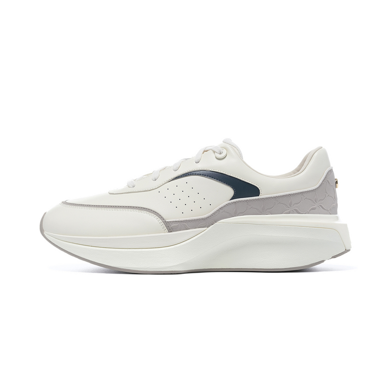

LI-NING 1990 LI NING 1990 Rebound легкие низкие повседневные кроссовки мужские, белые, серые