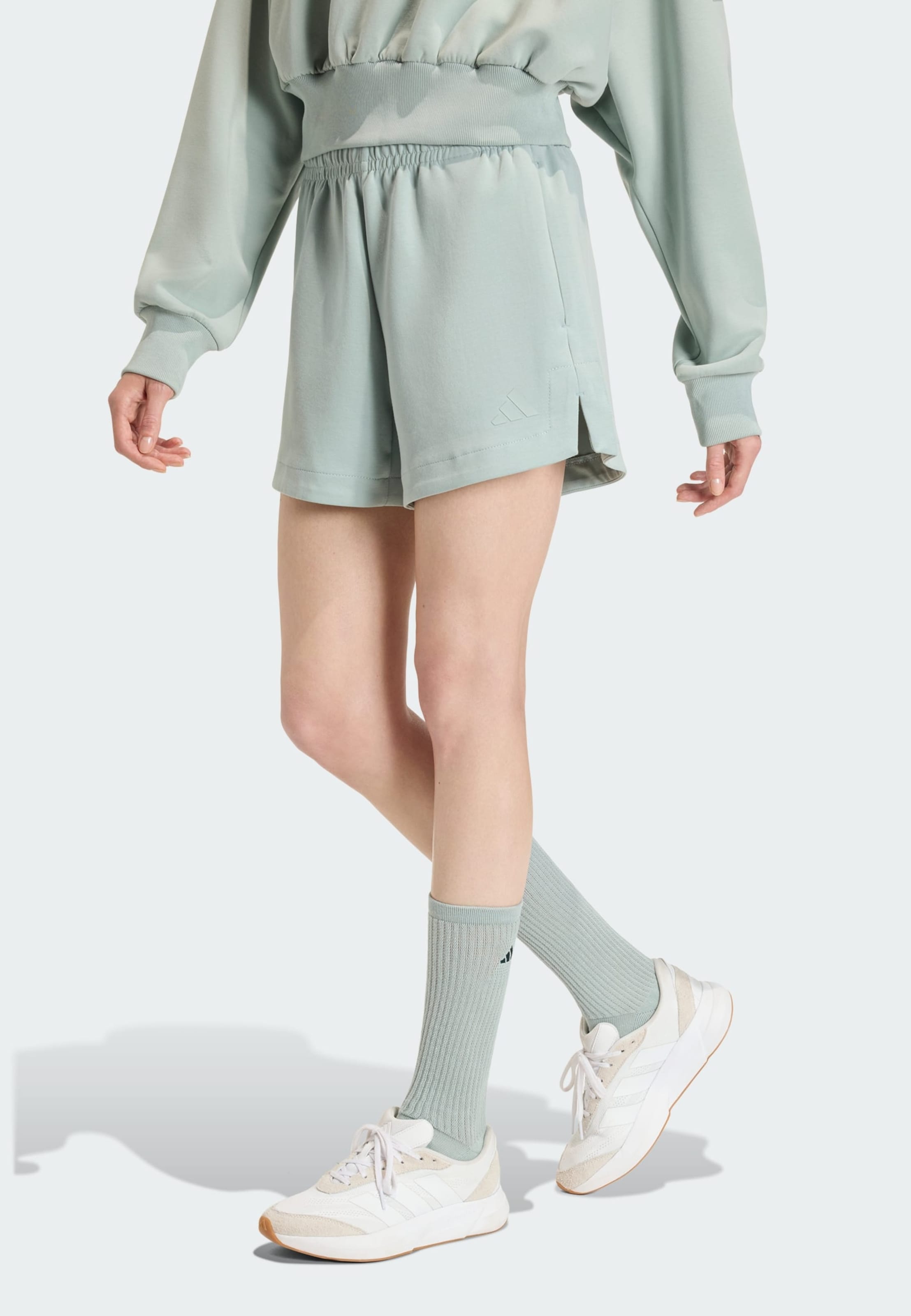 Adidas Sportswear Шорты для тренировок Regular 'ALL SZN' в пастельно-зеленом цвете — фото 2