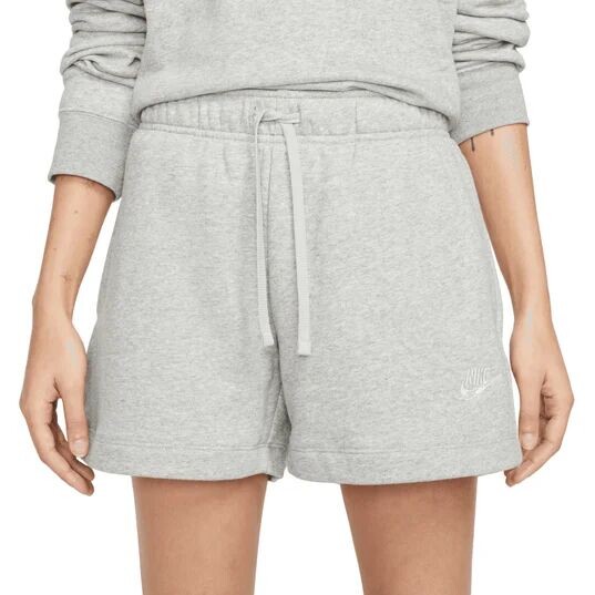 

Флисовые шорты Nike Club женские, цвет Dunkelgrau/Weiß