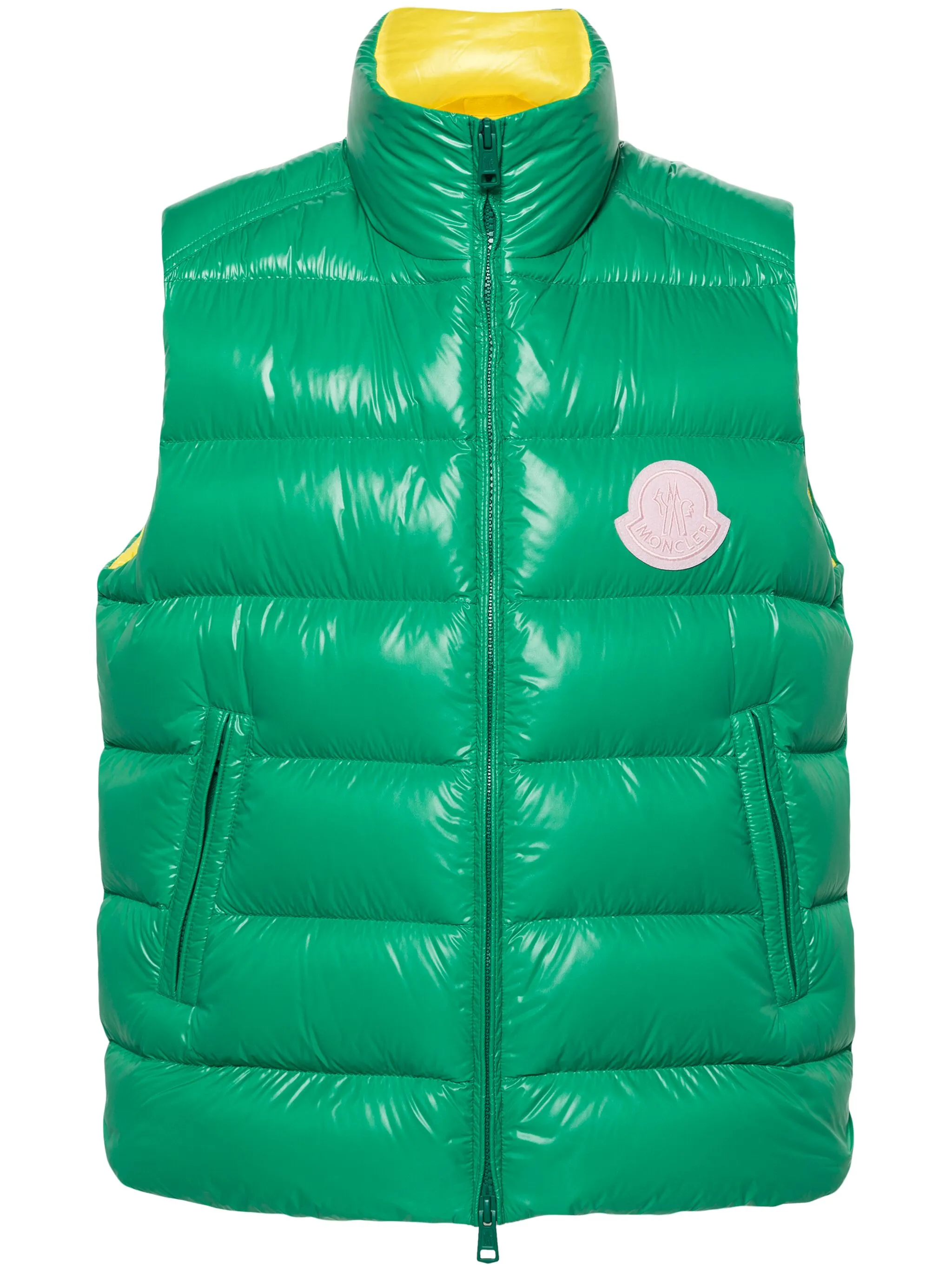 

Дутый жилет Parke Moncler, зеленый