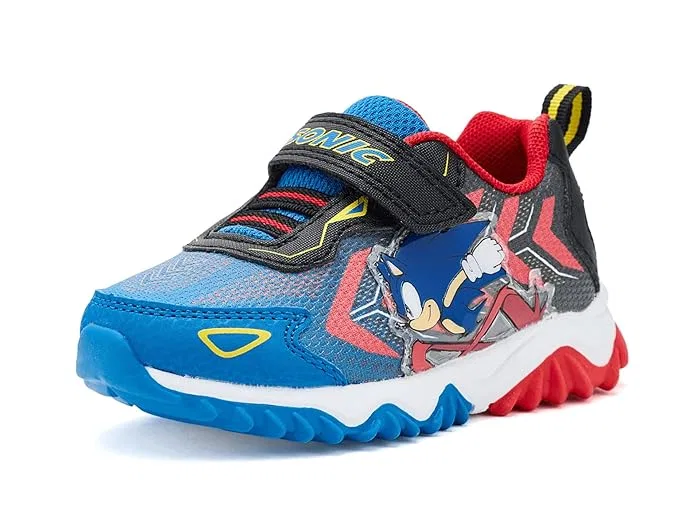 Кроссовки с LED-подсветкой Sonic The Hedgehog Josmo, Black/Blue