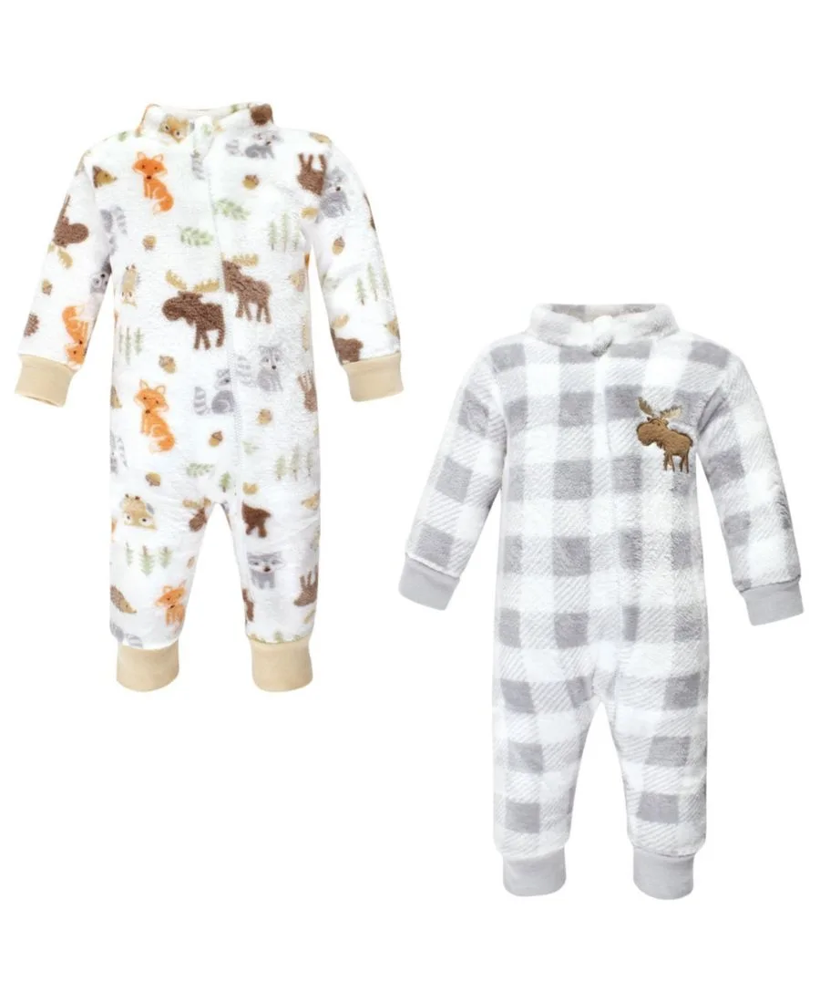 Уютный цельный шезлонг Hudson Baby, Woodland
